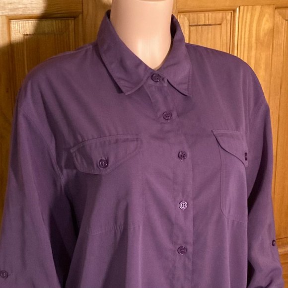 NWOT Vintage Modern Essentials Long Sleeve Top Blouse Size XL - Picture 5 of 12